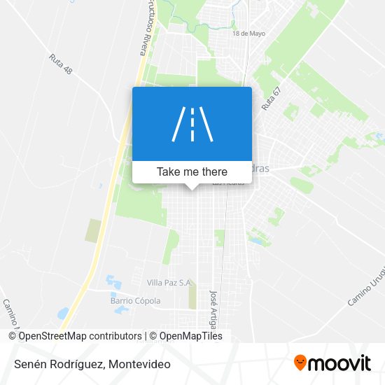 Senén Rodríguez map