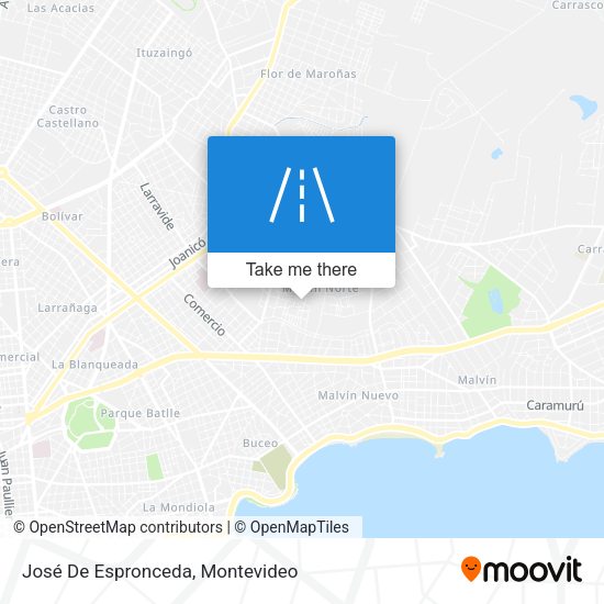 José De Espronceda map