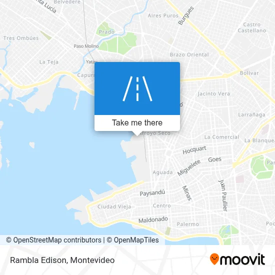 Rambla Edison map