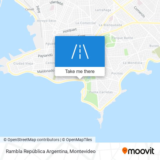 Rambla República Argentina map