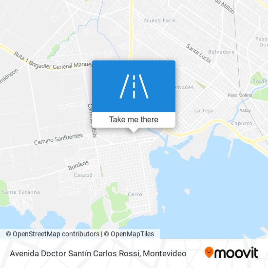 Avenida Doctor Santín Carlos Rossi map