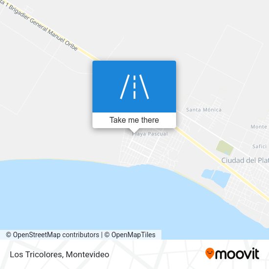 Los Tricolores map
