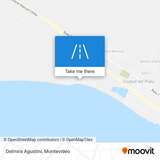 Mapa de Delmira Agustini