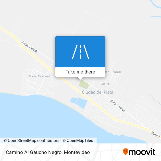 Camino Al Gaucho Negro map