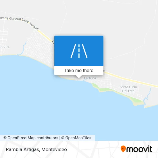 Rambla Artigas map
