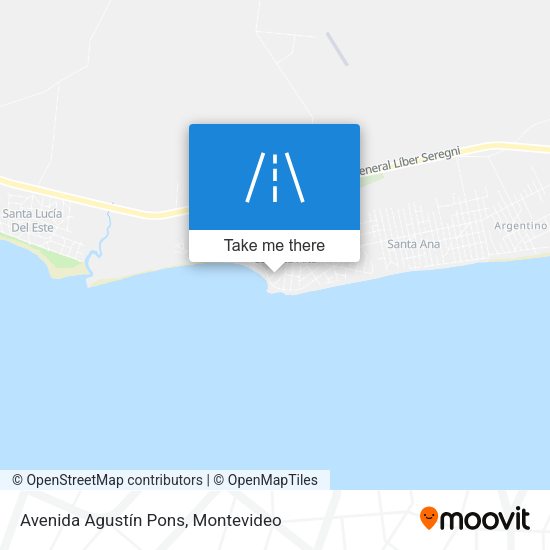 Avenida Agustín Pons map