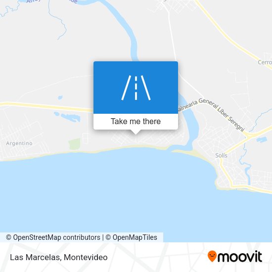 Mapa de Las Marcelas