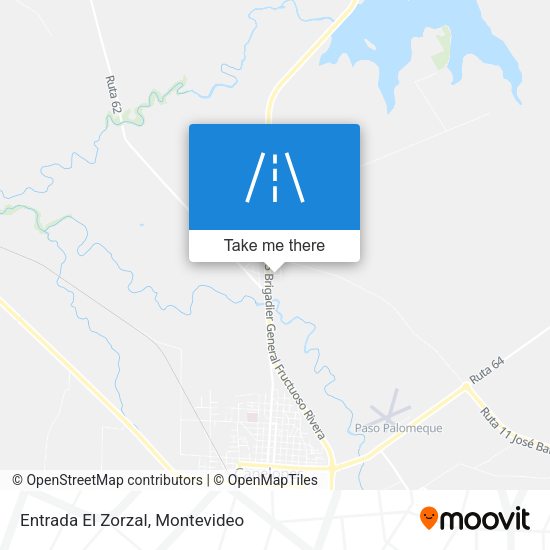 Entrada El Zorzal map