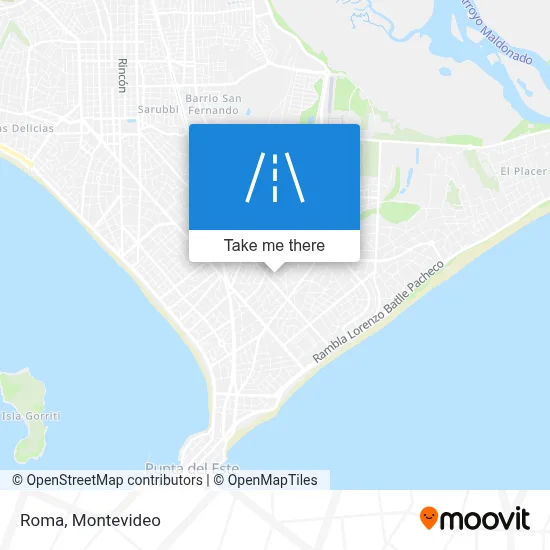 Roma map