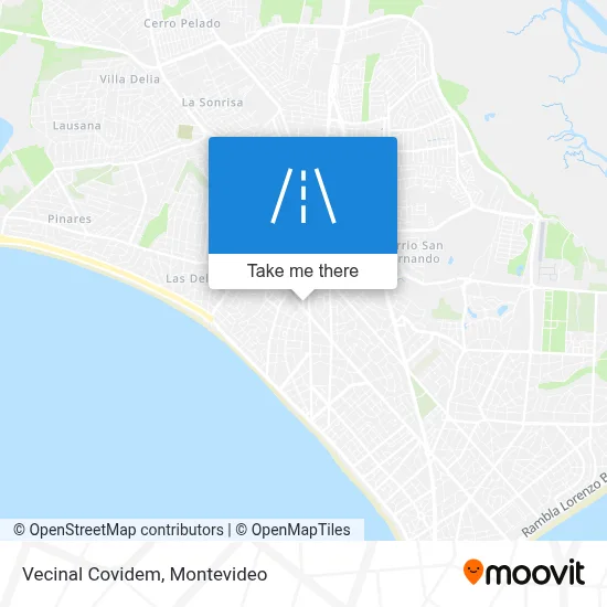 Vecinal Covidem map