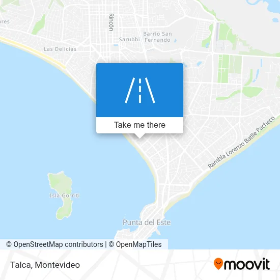 Talca map