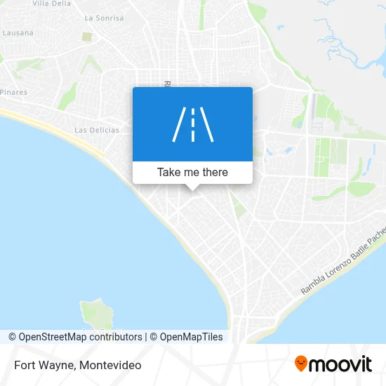 Fort Wayne map