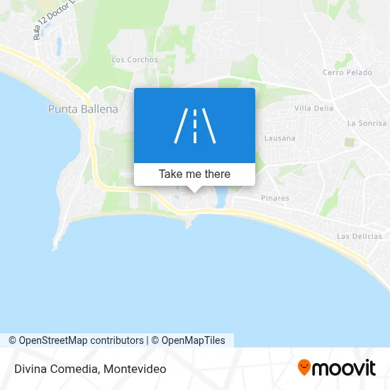 Divina Comedia map