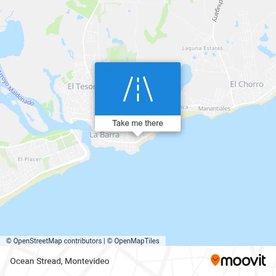 Ocean Stread map