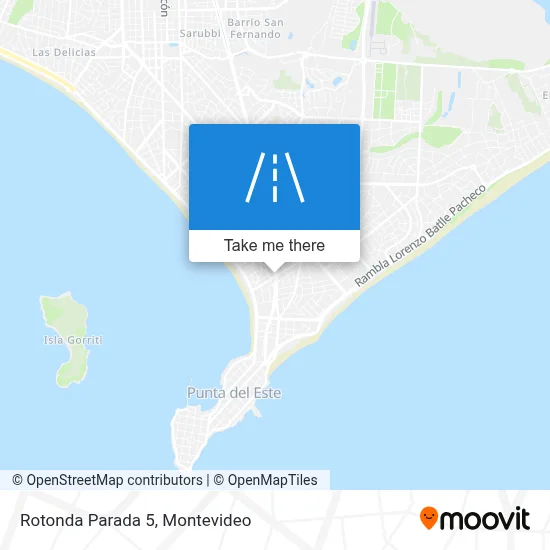 Rotonda Parada 5 map