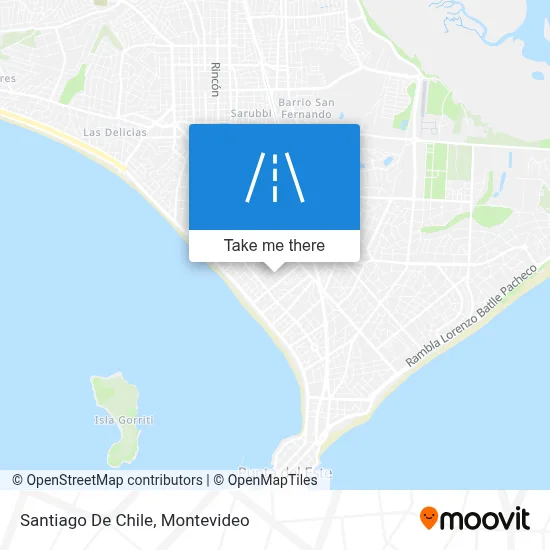 Santiago De Chile map