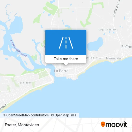 Exeter map