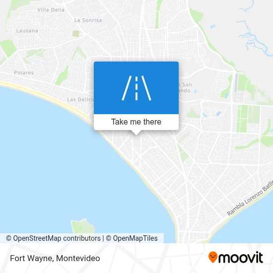Fort Wayne map