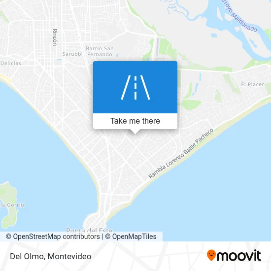 Del Olmo map