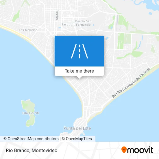 Río Branco map