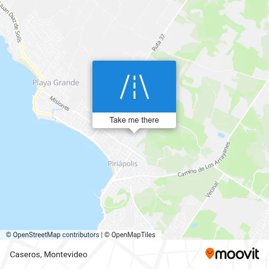 Caseros map