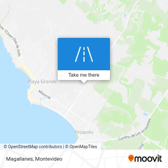 Magallanes map