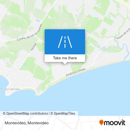 Montevideo map