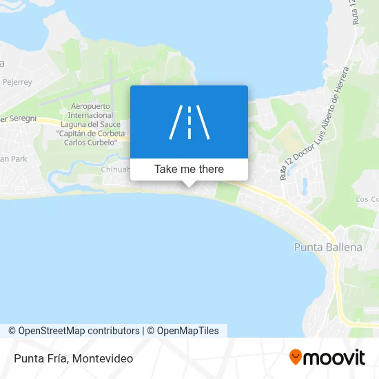 Punta Fría map