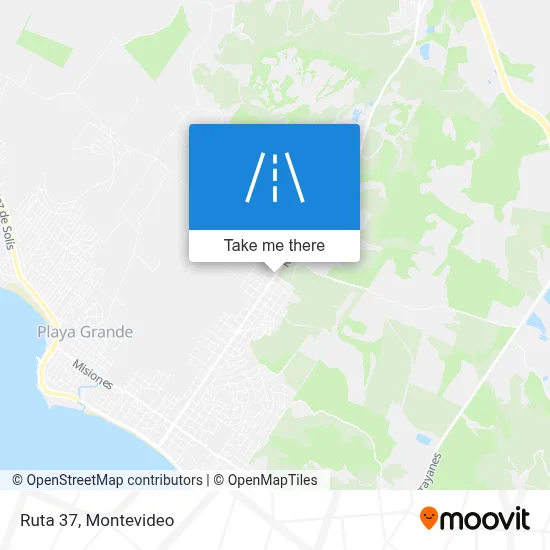 Ruta 37 map