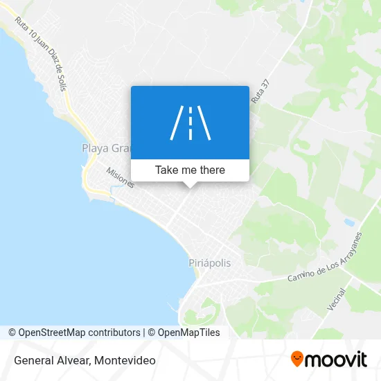 General Alvear map