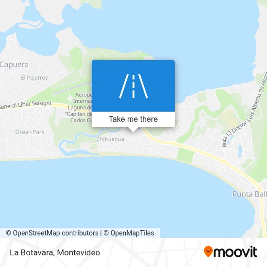 La Botavara map