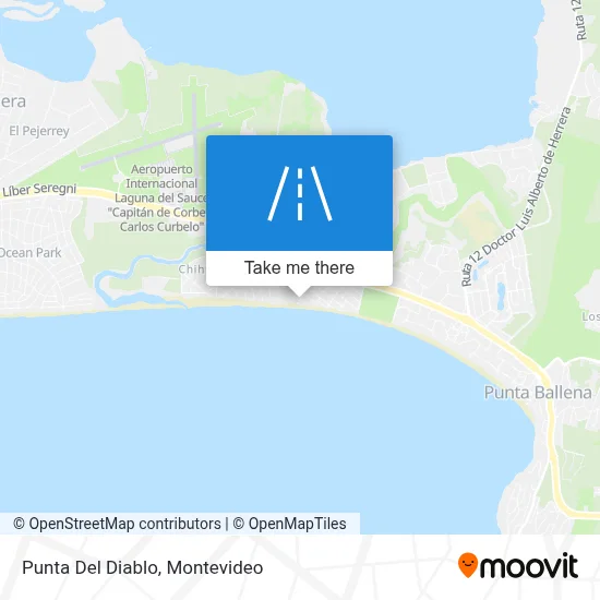 Punta Del Diablo map