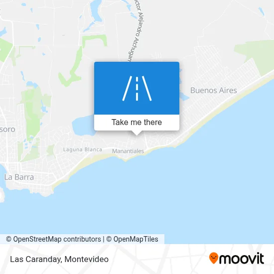 Las Caranday map