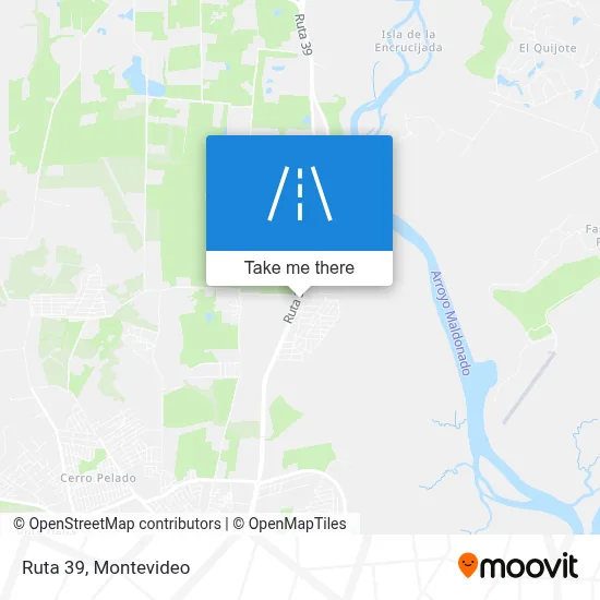 Ruta 39 map
