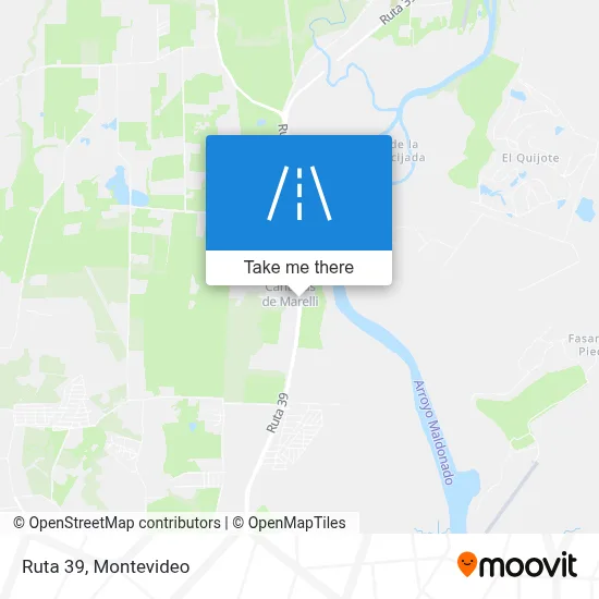 Ruta 39 map
