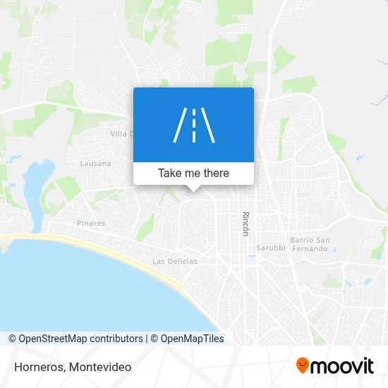 Horneros map