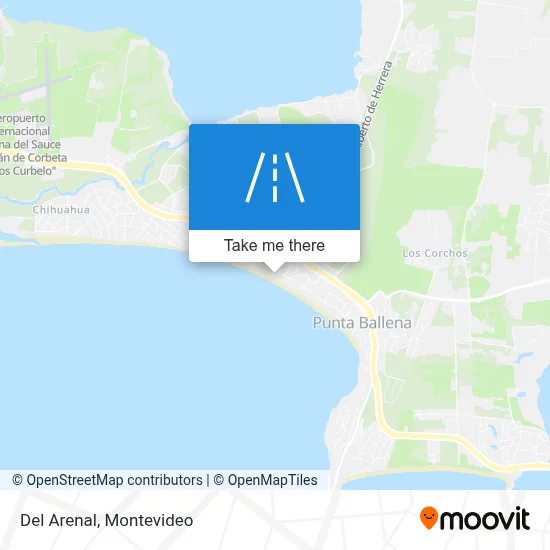 Del Arenal map