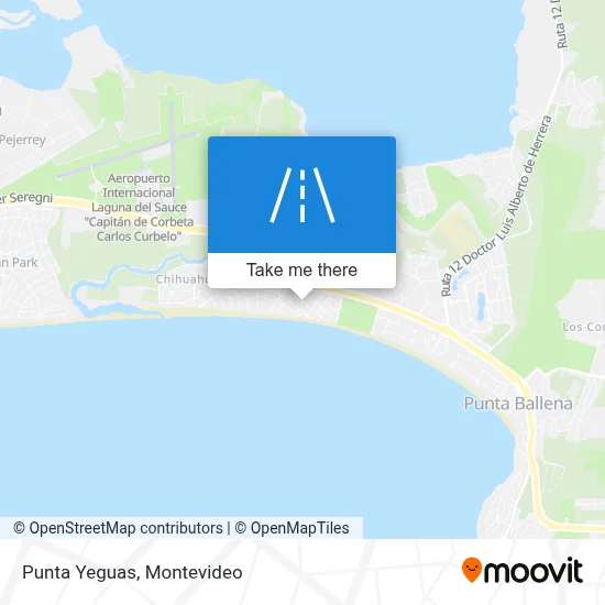 Punta Yeguas map