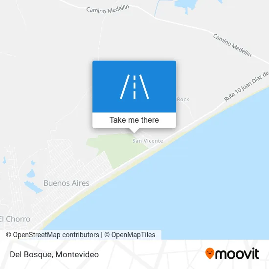 Del Bosque map