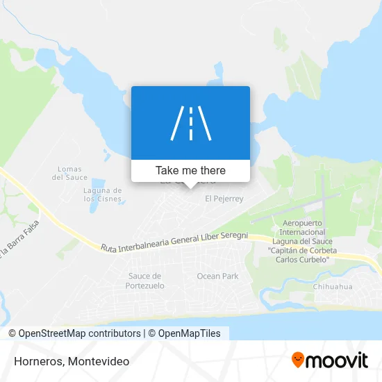 Horneros map