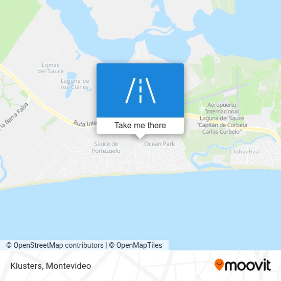 Klusters map