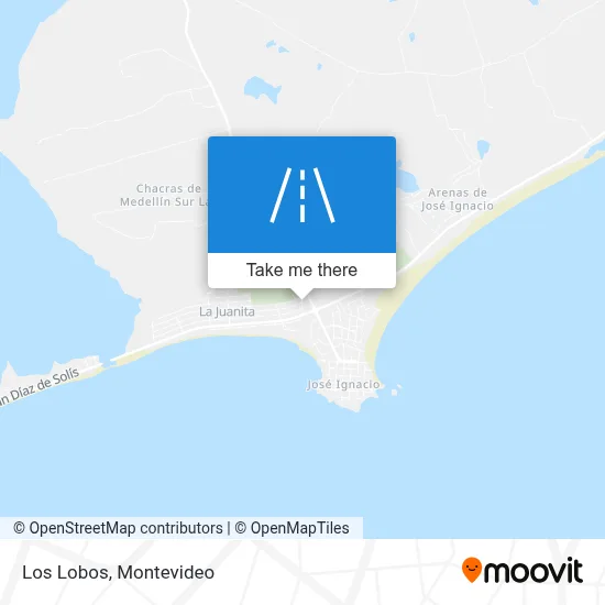 Los Lobos map