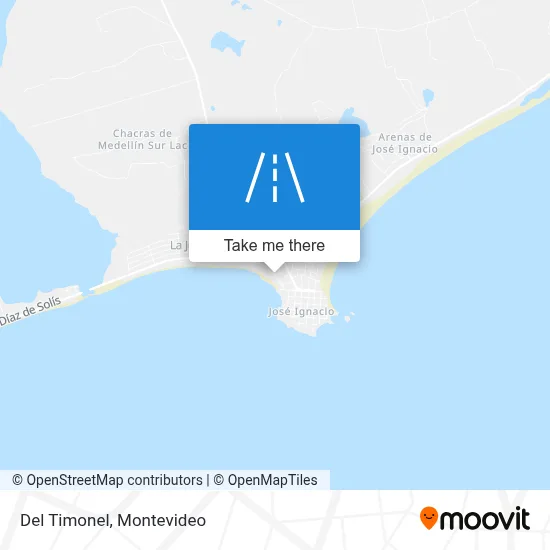Del Timonel map