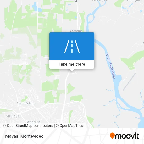 Mayas map