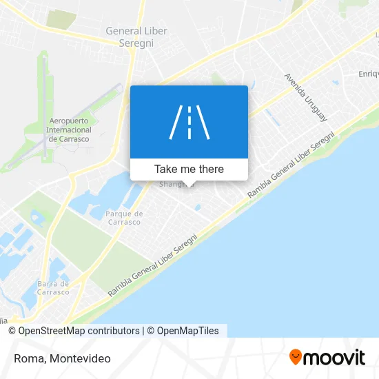 Roma map
