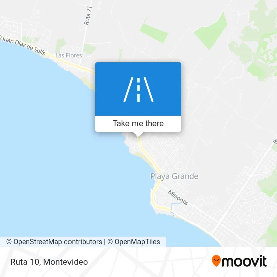 Ruta 10 map