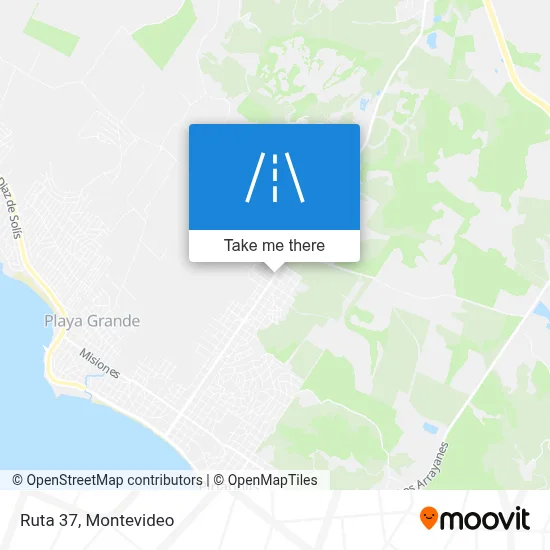 Ruta 37 map