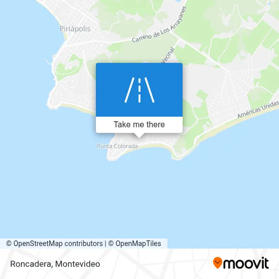 Roncadera map