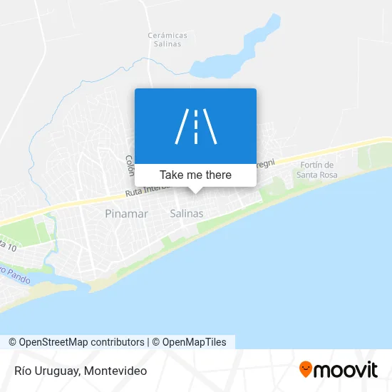 Río Uruguay map
