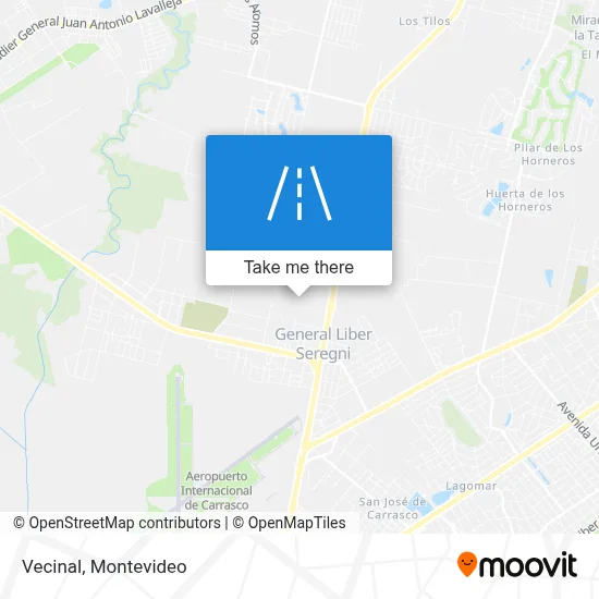 Vecinal map